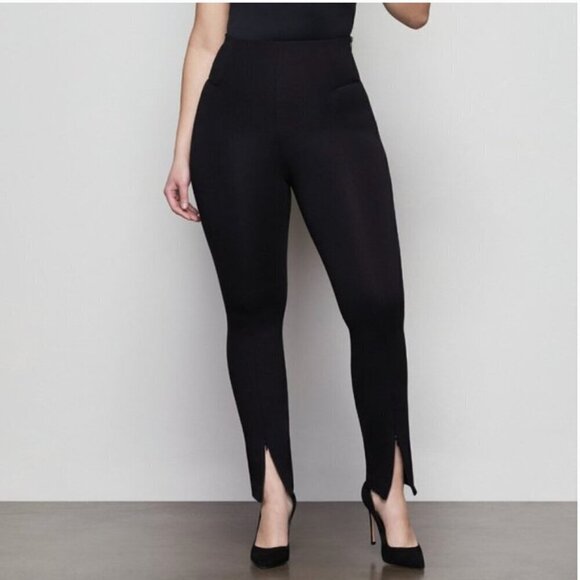 NWOT Good American Boss Skinny Pants Black size 5‎ XXL - Picture 1 of 6